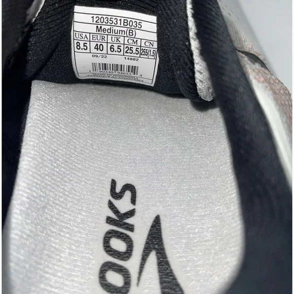 Brooks Adrenaline GTS 22 Womens Running Shoes Gray Athletic Sneakers Size 8.5B - Picture 9 of 12